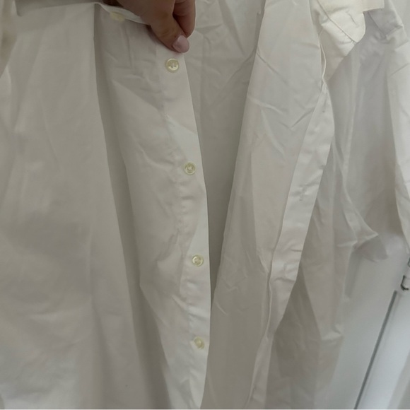 Men’s White Button Down Short Sleeve Shirt - Picture 4 of 10